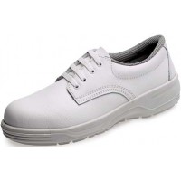 Catering Safety Shoes ABS221PR White, Gents With Steel Toe Cap - Kitchen Shoes
